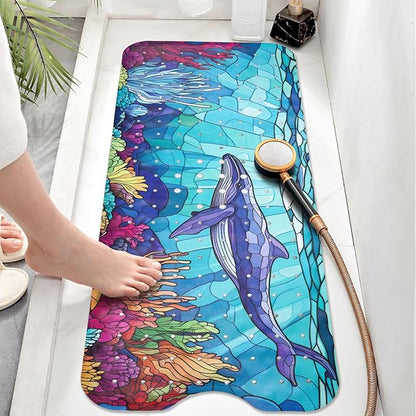 EAN Animals Bathtub Mat Non Slip, Sea Baby Bath Mat - Image 2