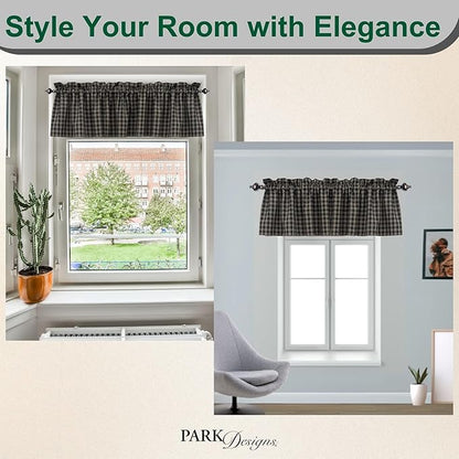 Sturbridge Black Valance 72" x 14" - Image 5