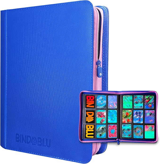 9 Pocket Trading Card Zip Binder by Bindablu