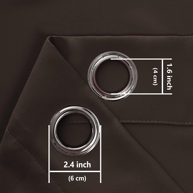 Hiasan Blackout Curtains for Bedroom, 38 x 84 Inches Long - Image 6