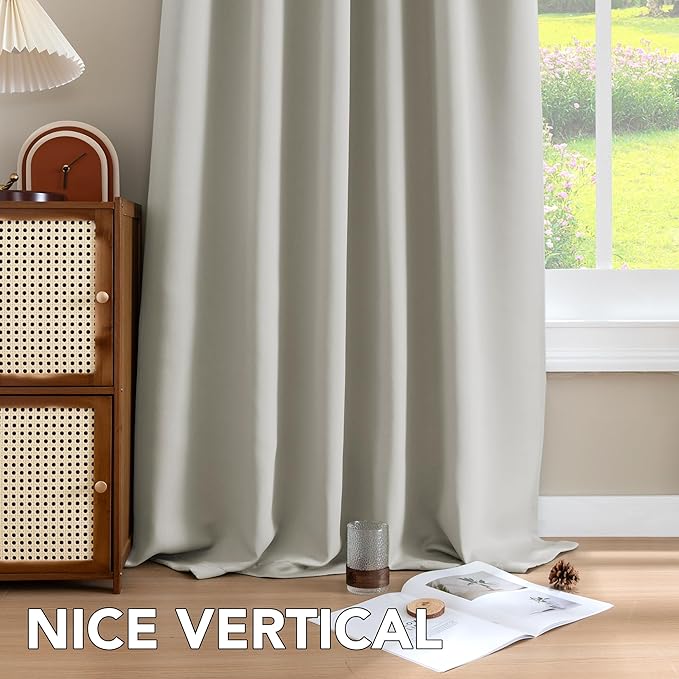 H.VERSAILTEX Blackout Curtains Thermal Insulated Window Treatment Panels Room - Image 8