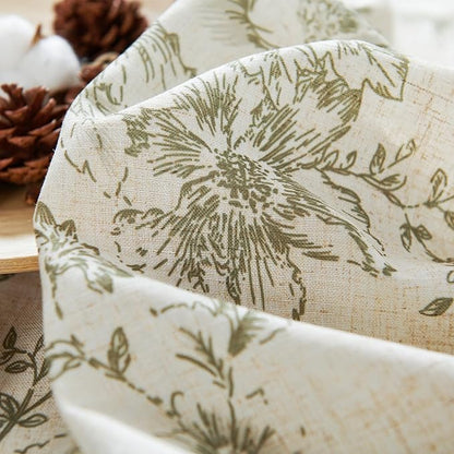 jinchan Linen Floral Curtains 84 Inch Length - Image 7