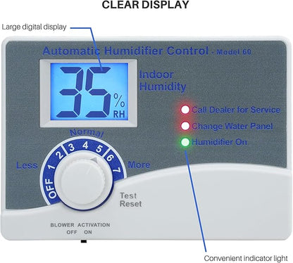 60 Whole House Humidifier Control Humidistat - Image 3