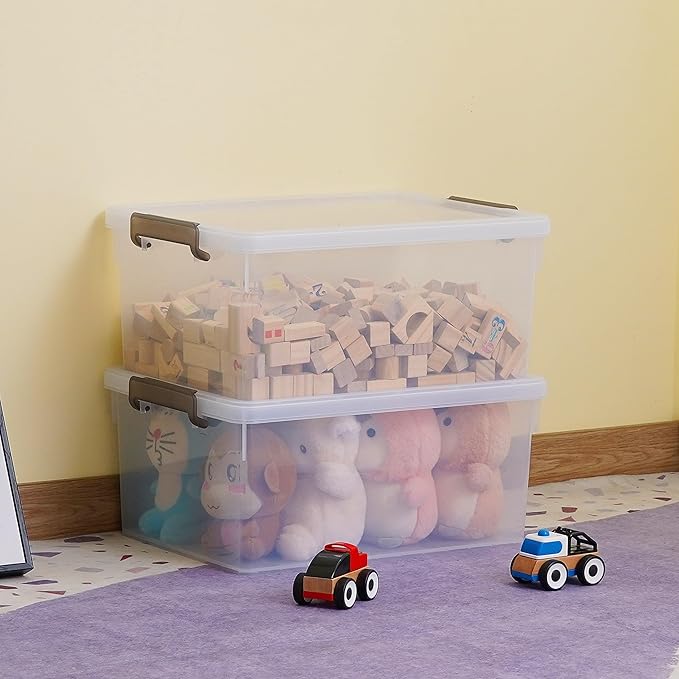 Citylife 33 Qt. Plastic Storage Bins - Image 4