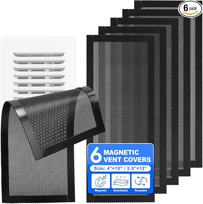 Floor Vent Covers, and RV Vents, 6 Pack by KeeTidy