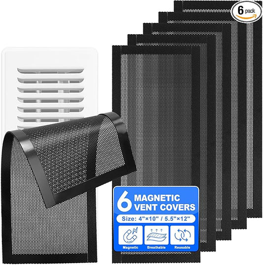 Floor Vent Covers, and RV Vents, 6 Pack by KeeTidy