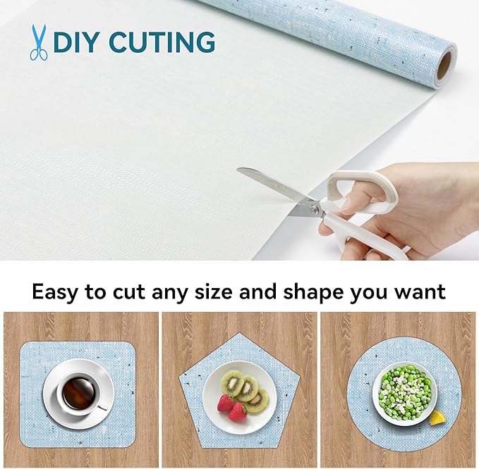 12inx60in Shelf Liner for Kitchen Cabinets Non Adhesive Kitchen Drawer Liner - Image 4