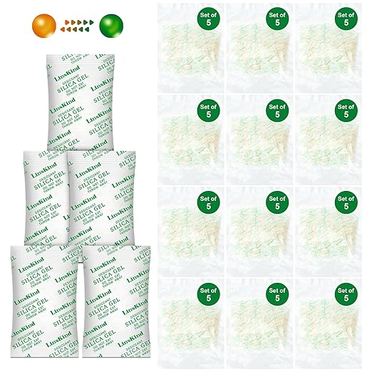 20 Gram Food Grade Silica Gel Packets, Moisture Absorbers by LinsKind