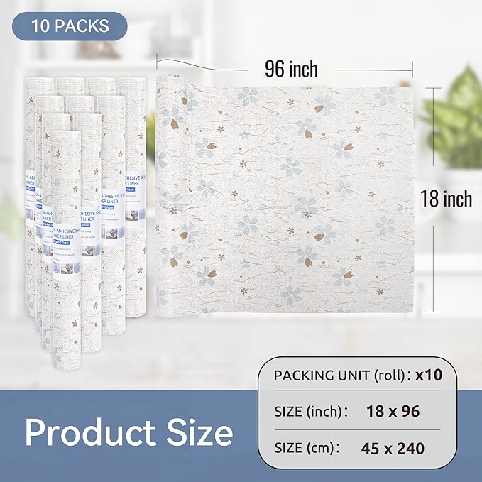 FIFTY FEET 18"x96" Non-Adhesive Shelf Liner - Image 5