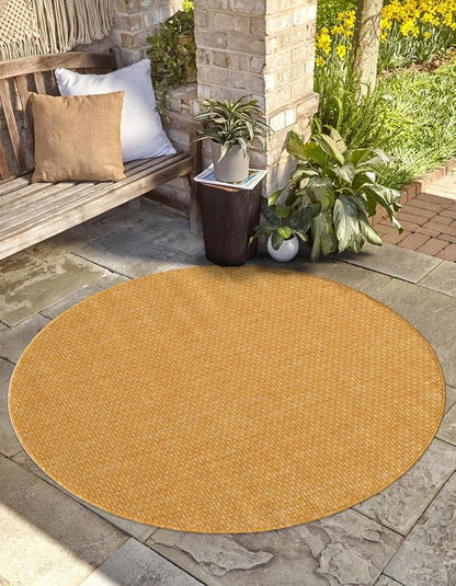 Unique Loom Collection Casual Transitional Solid Heathered Indoor/Outdoor by UniqueLoom