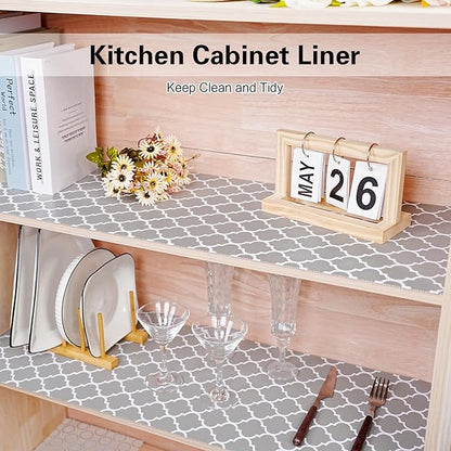 Drawer and Shelf Liner for Kitchen Cabinet, Non-Adhesive Cabinet Liner 12in x - Image 5