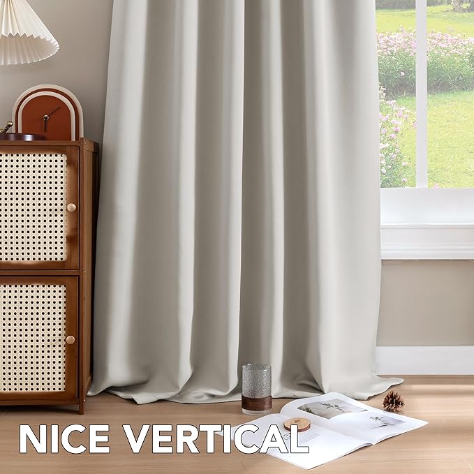H.VERSAILTEX Blackout Curtains Thermal Insulated Window Treatment Panels Room - Image 9