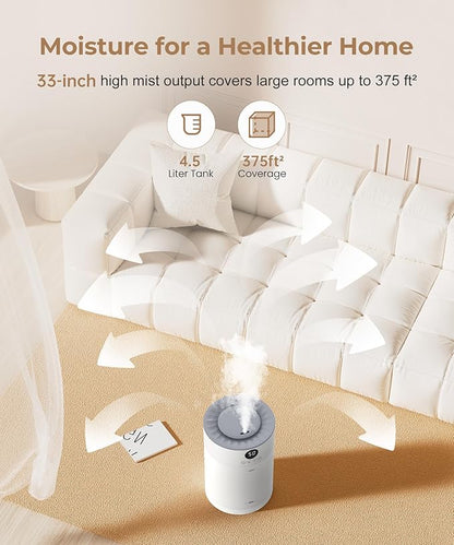 Abolee Humidifiers for Plants 4.5L Cool Mist - Image 7