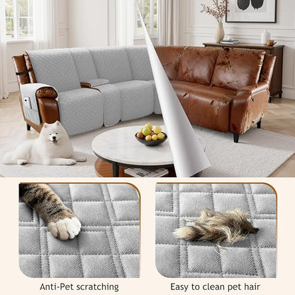 Arfntevss Recliner Sectional Couch Covers - Image 3