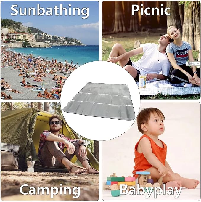 Wind Tour Outdoor Double-Sided Moisture-Proof Aluminum Foil Foam Pad Waterproof - Image 7