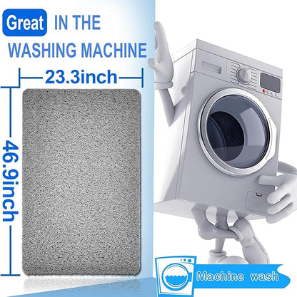 Shower Mats Non Slip for Elderly, 24x47’’Extra Lager Loofah Shower Mat - Image 2