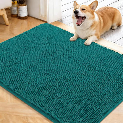 OLANLY Dog Door Mat for Muddy Paws 40x32, Absorbs Moisture and Dirt, Absorbent by OLANLY
