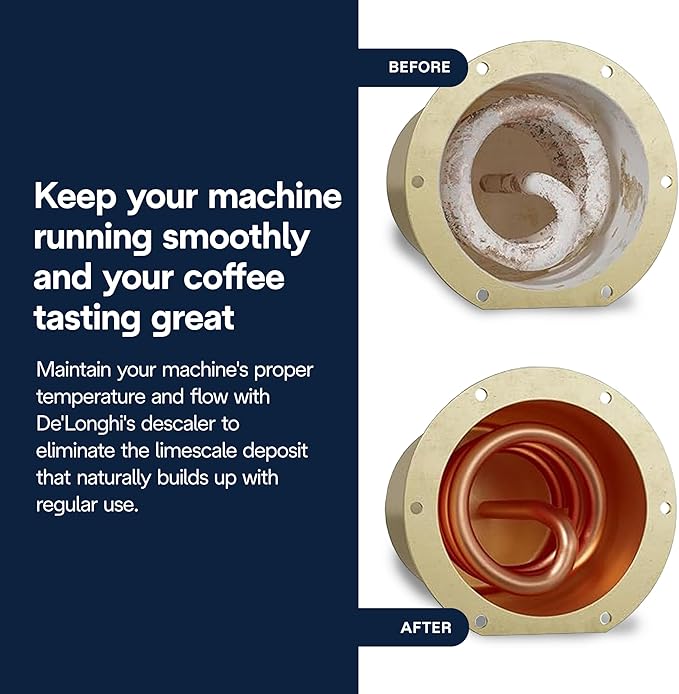 De'Longhi EcoDecalk Descaler 2-Pack, Eco-Friendly Universal Descaling Solution - Image 3