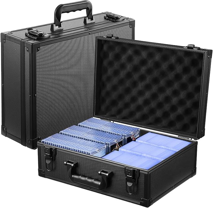 WOT I Trading Card Storage Box | Holds 600+ Toploaders | Sports Card Storage by WOTI