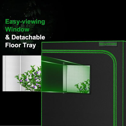 MELONFARM Small Grow Tent for Aerogarden，30”x18”x36” ，Hydroponics Growing - Image 5