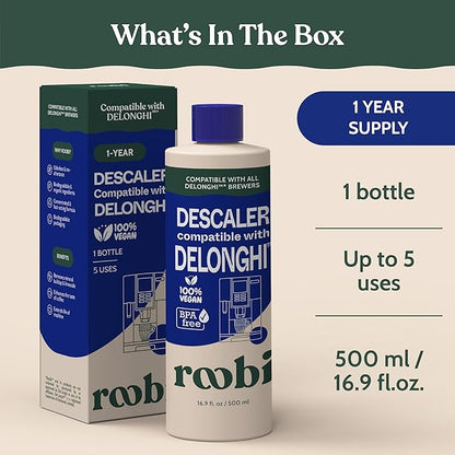 DeLonghi Compatible Descaling Solution. Clean & Descale your DeLonghi Coffee - Image 4