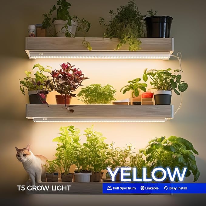 Barrina Grow Lights for Indoor Plants Full Spectrum, 2ft 40W, T5 Plant Lights - Image 2