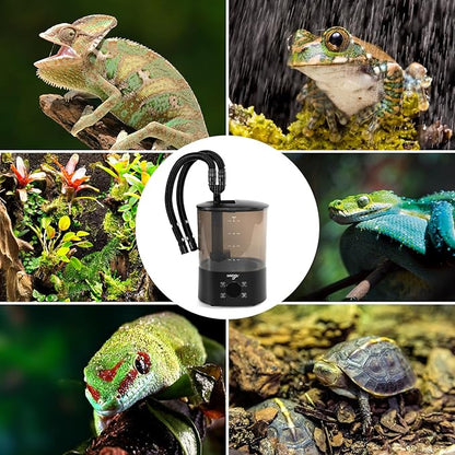 WACOOL Upgraded Digital Timing Reptile Fogger, 4L No Leak Reptile Humidifier - Image 9