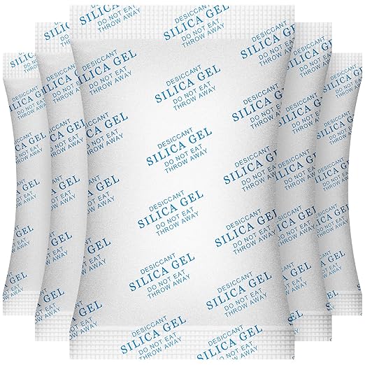O2frepak 50Gram Food Grade Moisture Absorbers Silica Gel Packs Desiccant by O2frepakDirect