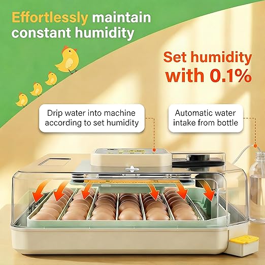 Sailnovo 48 Egg Incubator for Hatching Eggs - Image 2