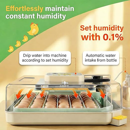 Sailnovo 48 Egg Incubator for Hatching Eggs - Image 2