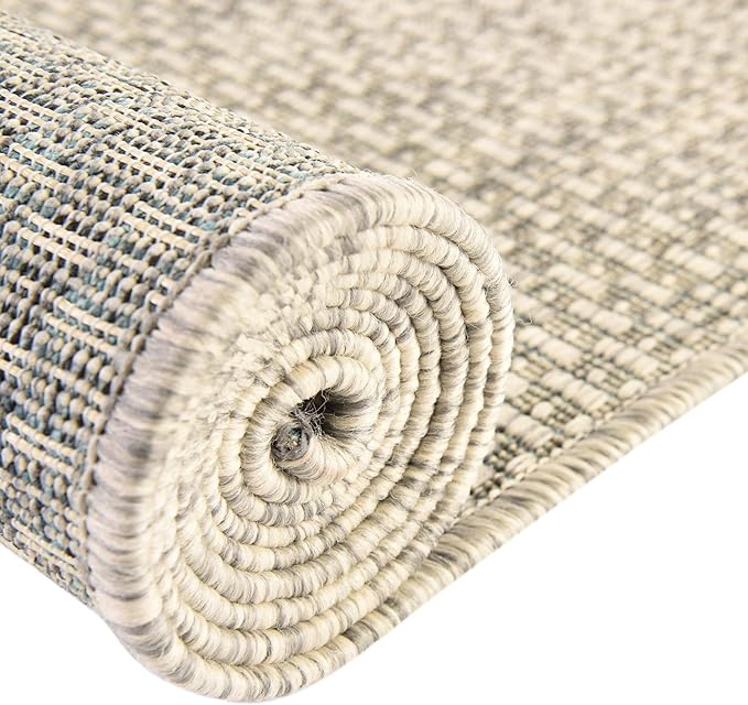Unique Loom Collection Casual Transitional Solid Heathered Indoor/Outdoor - Image 10