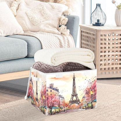 xigua Watercolor Paris Storage Bins - Image 5