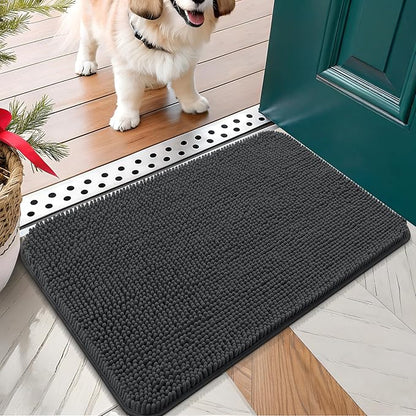 OLANLY Dog Door Mat for Muddy Paws 24x16, Absorbs Moisture and Dirt, Absorbent by OLANLY