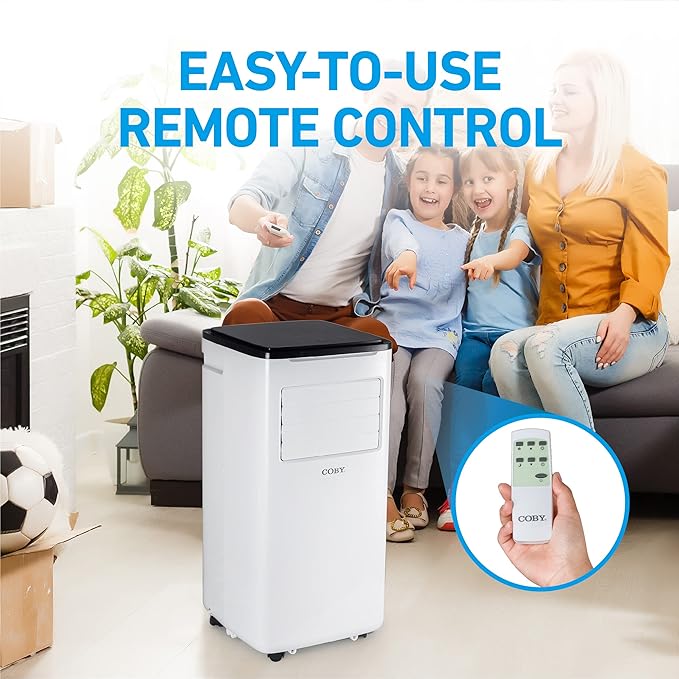 COBY Portable Air Conditioner 3-in-1 AC Unit, Dehumidifier & Fan, Air - Image 4