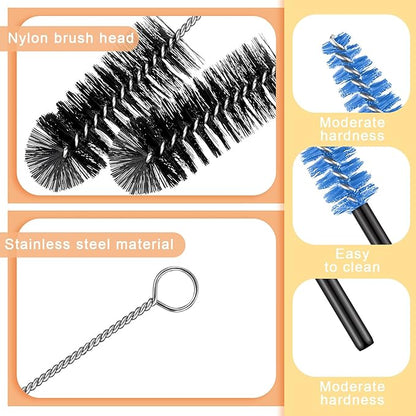 62 Pieces 3 Size Hummingbird Feeder Cleaning Brush Mini Nylon Tube Brush Set - Image 3