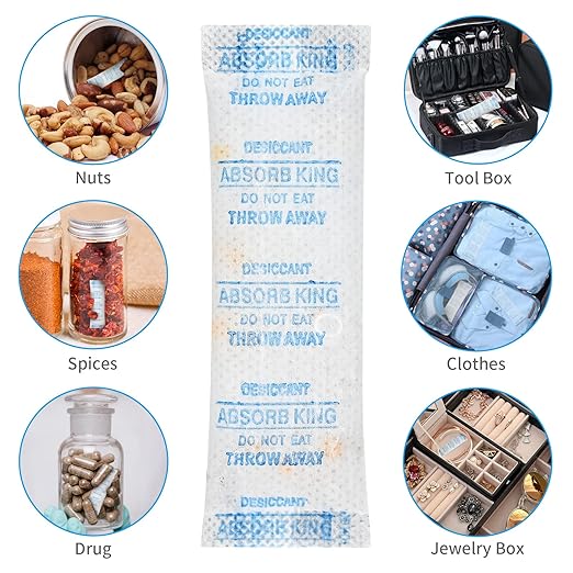 Silica Gel Packs – 150 Packs 5 Gram Desiccant Packs, Moisture Absorbers - Image 6