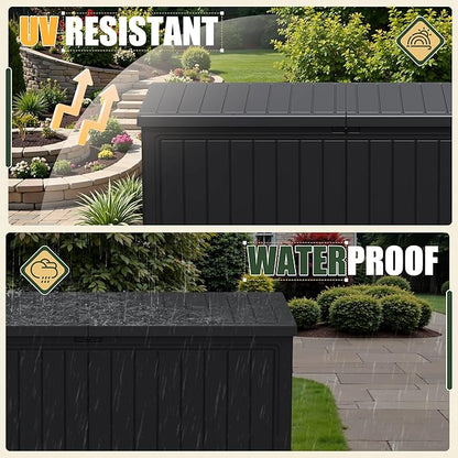 JUMMICO 270 Gallon Outdoor Storage Deck Box - Image 4