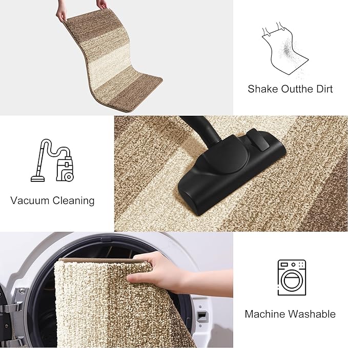 Smiry Dog Door Mat for Muddy Paws, Absorbs Moisture and Dirt, Low-Profile - Image 6
