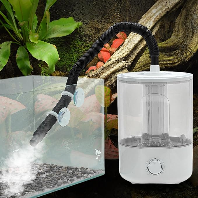 Reptile Fogger, 4L Top Fill Adjustable Mister Tank, Reptile Humidifier - Image 6