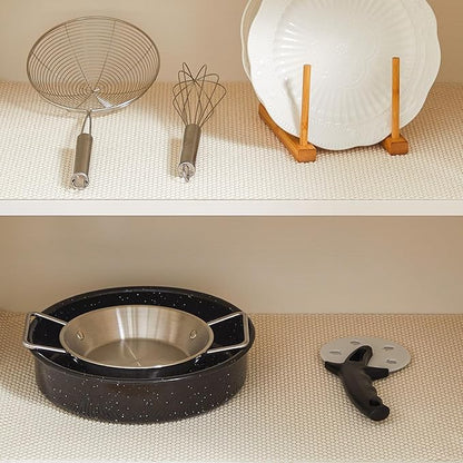 Shelf Liner for Kitchen Cabinet, Drawer Liners Non Slip Non Adhesive Thick Mat - Image 8