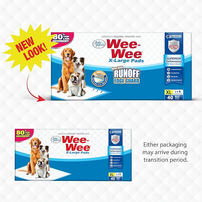 Four Paws Wee-Wee Superior Performance Pee Pads - Image 2