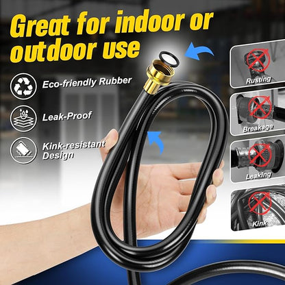 Dehumidifier Drain Hose with 3/4 Inch FHT Connector, Featuring Rust-Resistant - Image 4