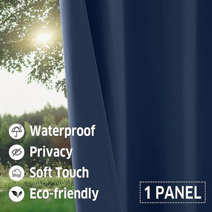 RYB HOME Outdoor Curtains for Patio Waterproof Tab Top Block Sunlight Thermal - Image 4