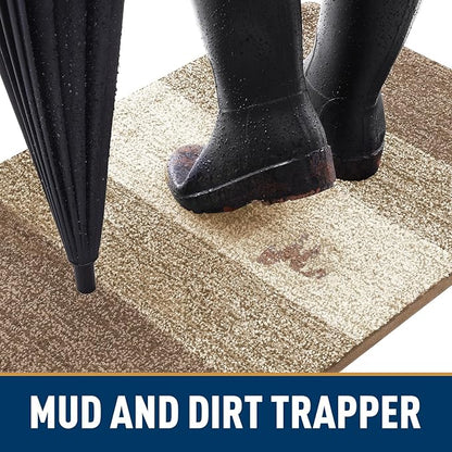 Smiry Dog Door Mat for Muddy Paws, Absorbs Moisture and Dirt, Low-Profile - Image 2