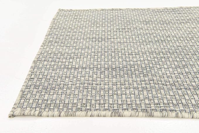 Unique Loom Collection Casual Transitional Solid Heathered Indoor/Outdoor - Image 9