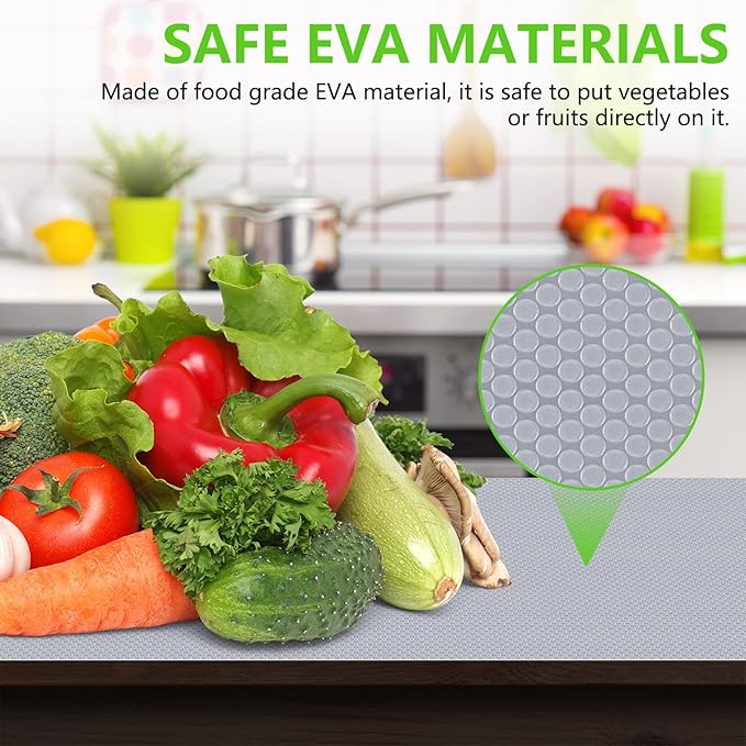 Shelf Liners for Kitchen Cabinets Refrigerator Liners Waterproof Kitchen - Image 6