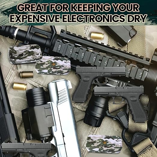 40 Gram Gun Safe Dehumidifier Camouflage, Rechargeable Desiccant Canister - Image 9