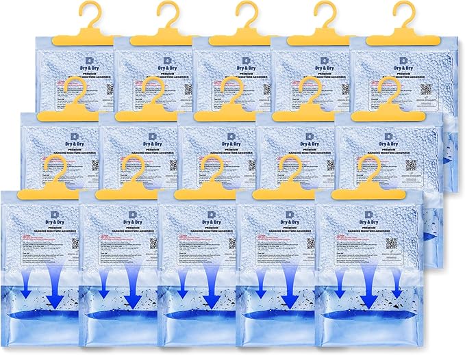 Dry & Dry 15 Packs Moisture Absorbers by DryDry