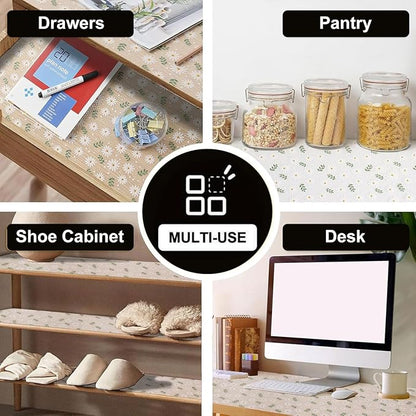 INNOLITES Shelf Liner for Cabinets, 17.7" x 197" Non-Adhesive for Kitchen - Image 8