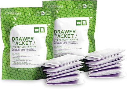 Ever Bamboo Drawer Packet w/Natural Bamboo Charcoal by Ever+Bamboo